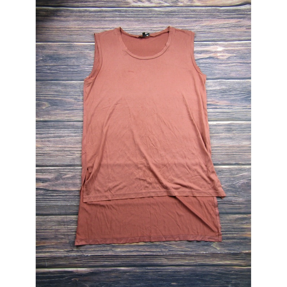 DREW Womens Size Medium‎ Salmon Pink Red Sleeveless Tank Top